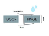 PVC hinge gap water seal 2100mm